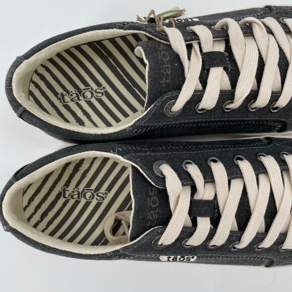 Taos Active Women's “Star” Canvas Sneakers Charcoal NIB Sz. 9.5M ** Runs Small** - Picture 7 of 13